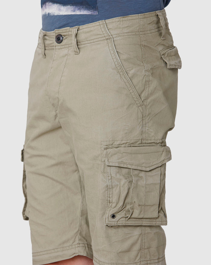 Grey Cargo Shorts