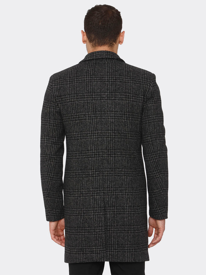 Grey Check Coat