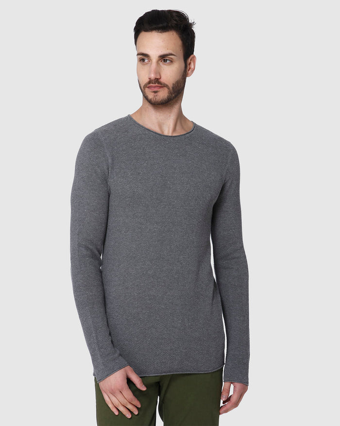 Grey Crew Neck T-Shirt