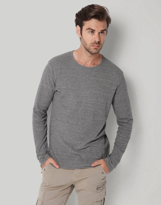 Grey Crew Neck T-Shirt