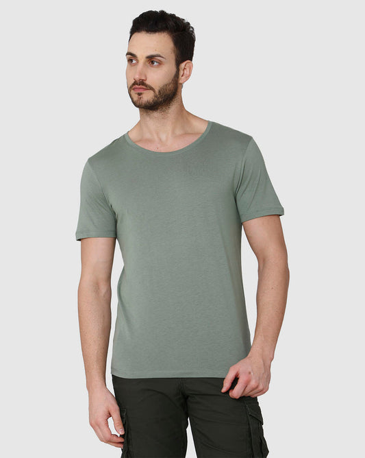 Grey Crew Neck T-Shirt
