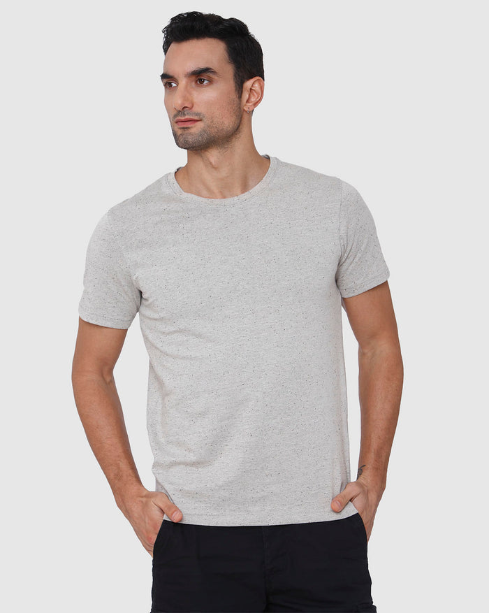 Grey Crew Neck T-Shirt