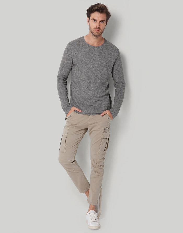 Grey Crew Neck T-Shirt