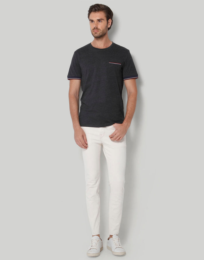 Grey Crew Neck T-Shirt