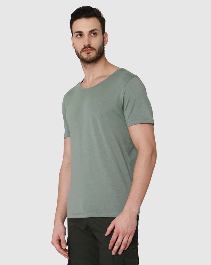 Grey Crew Neck T-Shirt