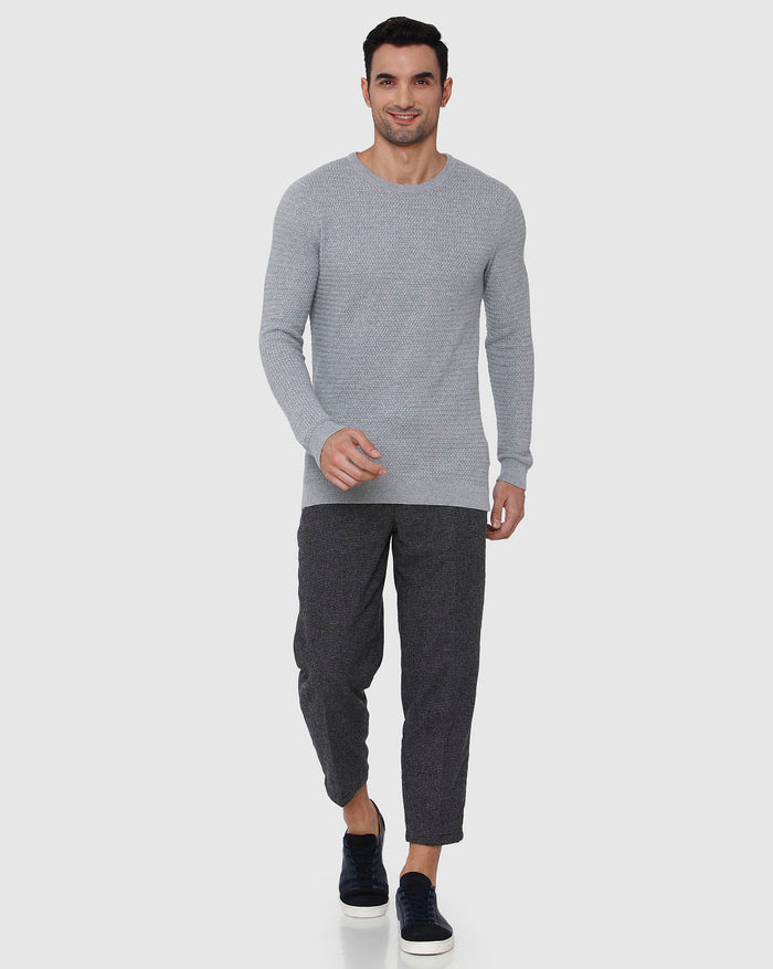 Grey Crew Neck T-Shirt
