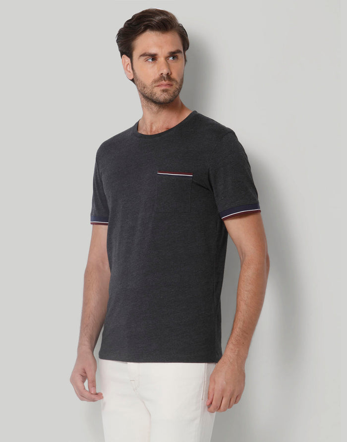 Grey Crew Neck T-Shirt
