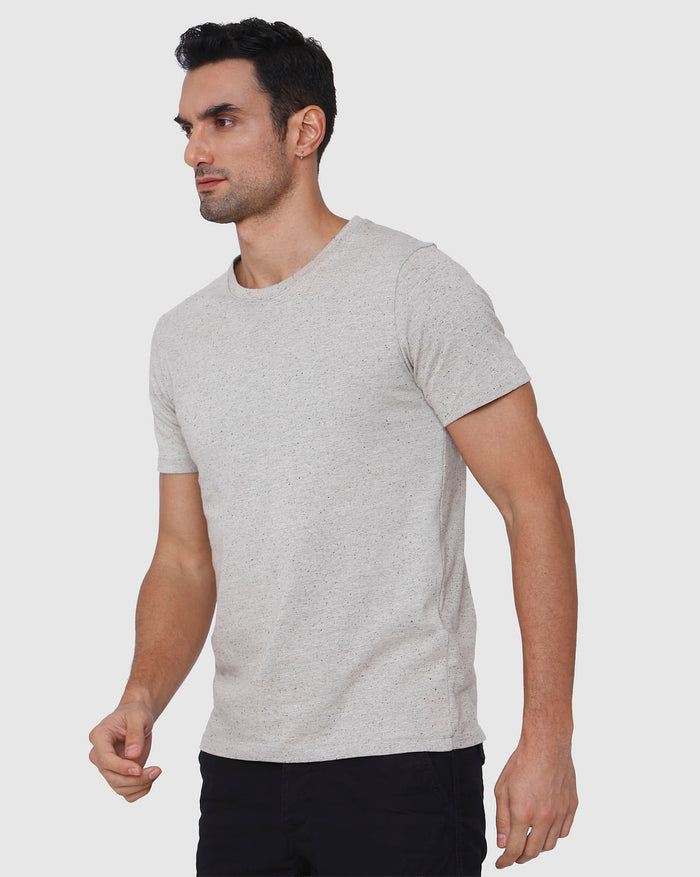 Grey Crew Neck T-Shirt