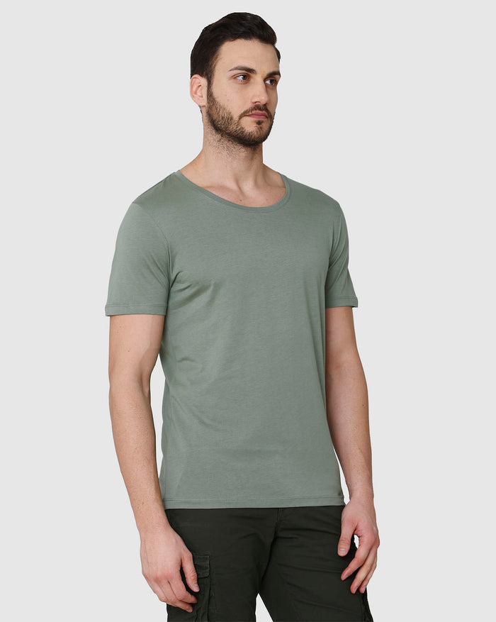 Grey Crew Neck T-Shirt