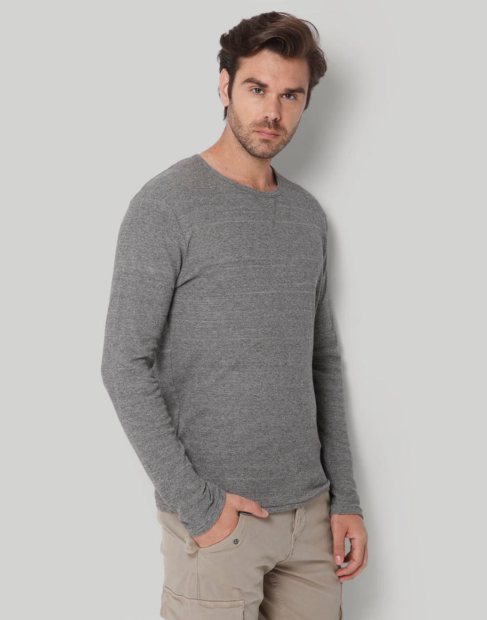 Grey Crew Neck T-Shirt
