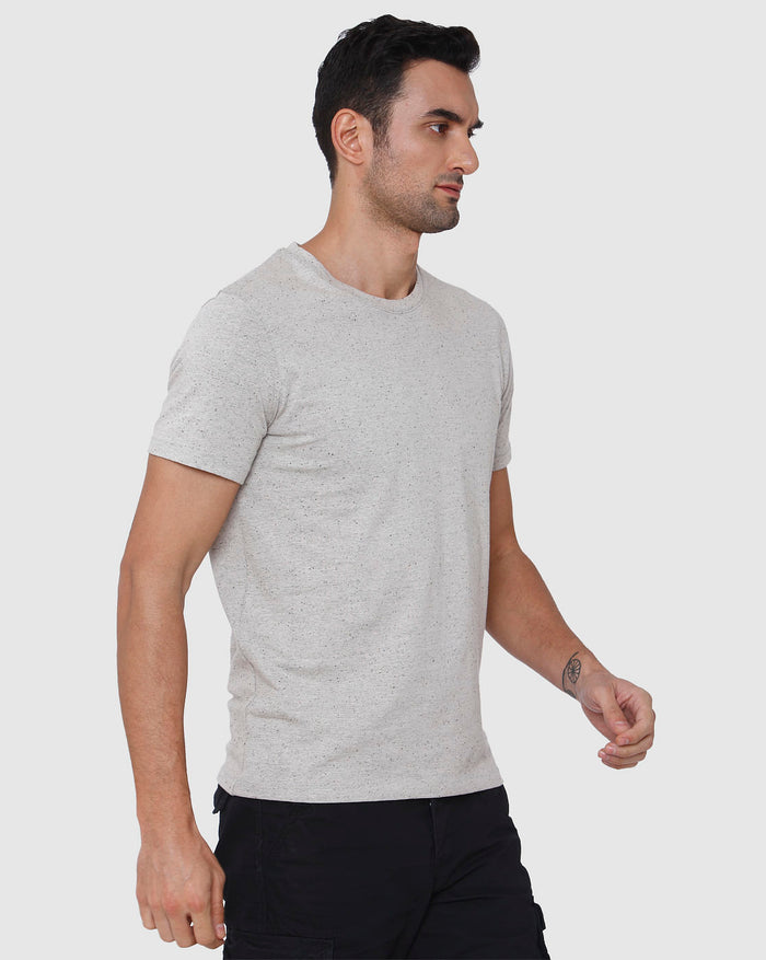 Grey Crew Neck T-Shirt