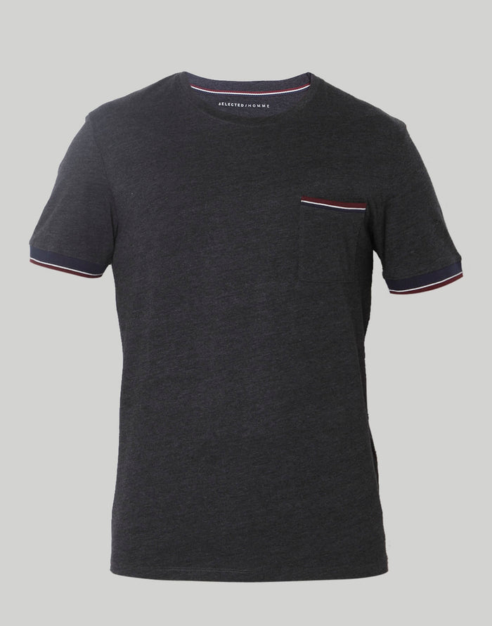 Grey Crew Neck T-Shirt