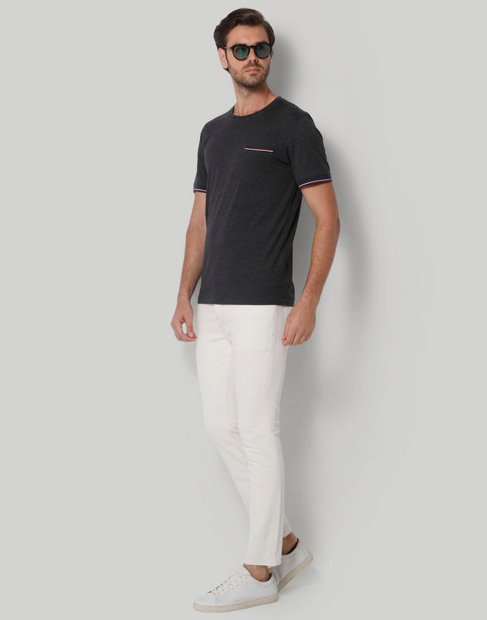 Grey Crew Neck T-Shirt