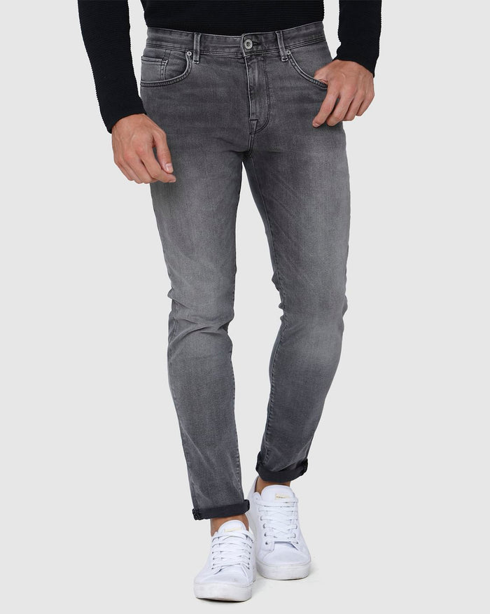 Grey Regular Fit Jeans