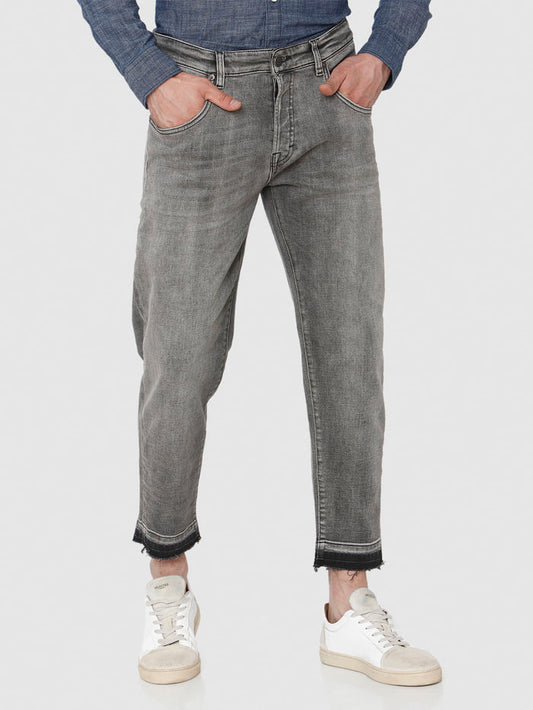 Grey Regular Fit Jeans