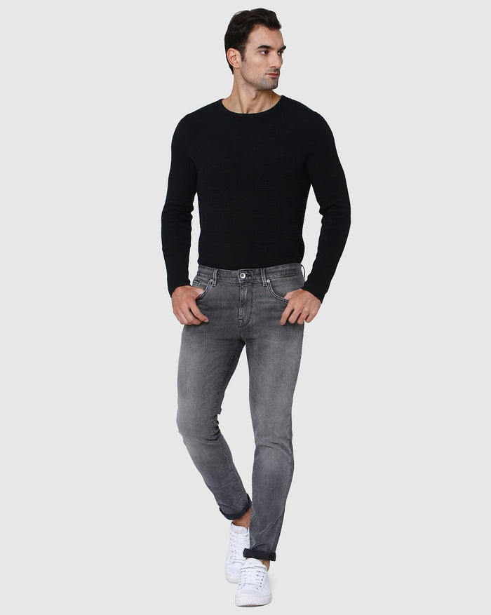 Grey Regular Fit Jeans