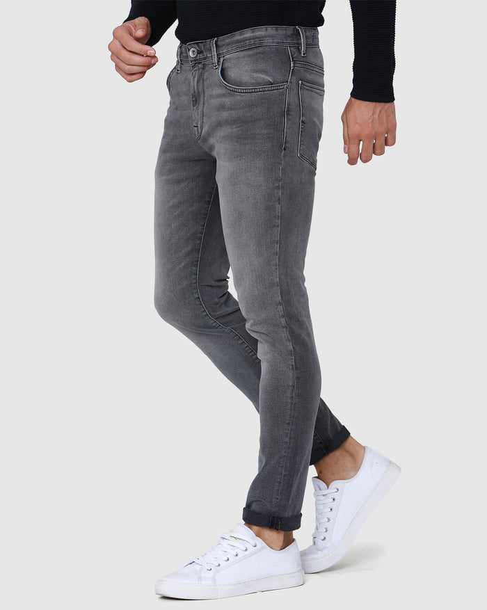 Grey Regular Fit Jeans