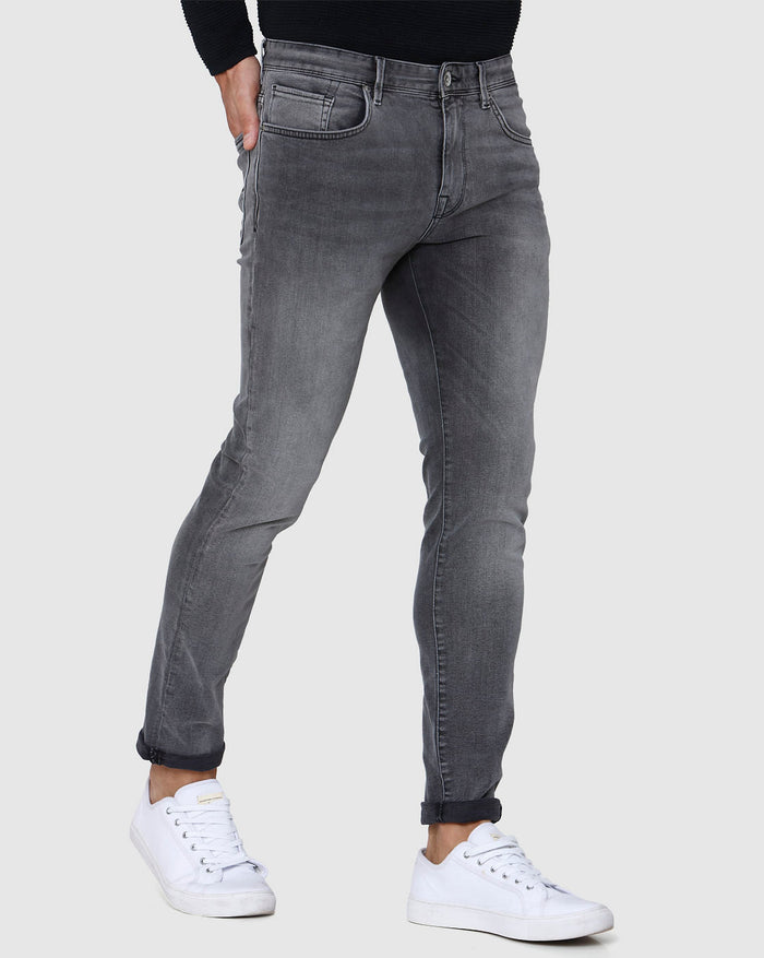Grey Regular Fit Jeans