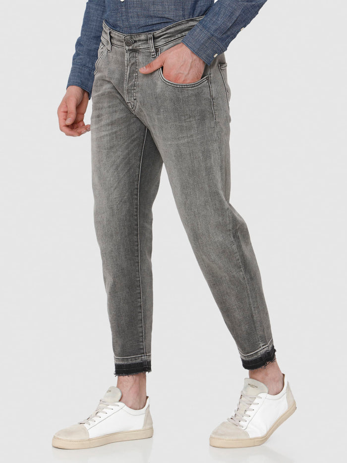Grey Regular Fit Jeans