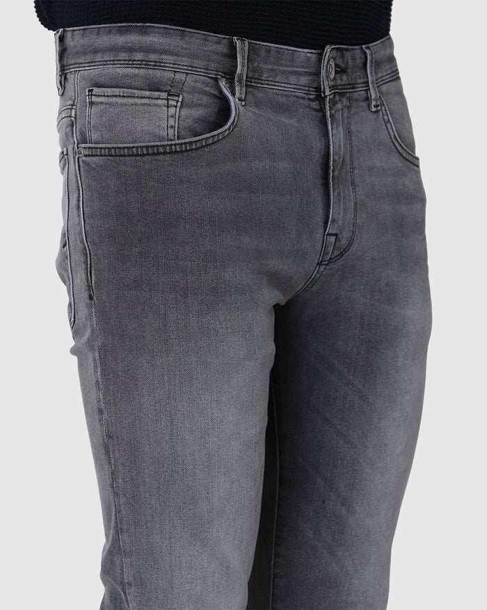Grey Regular Fit Jeans