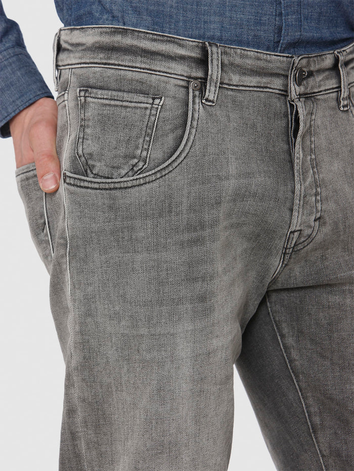 Grey Regular Fit Jeans