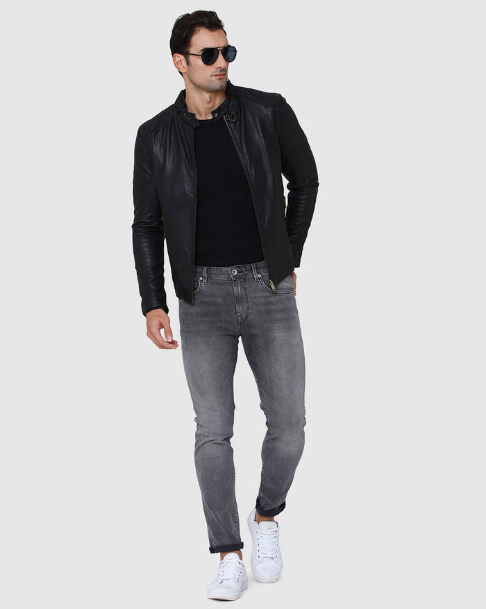 Grey Regular Fit Jeans