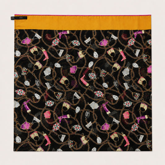 Gucci Charm Silk Scarf
