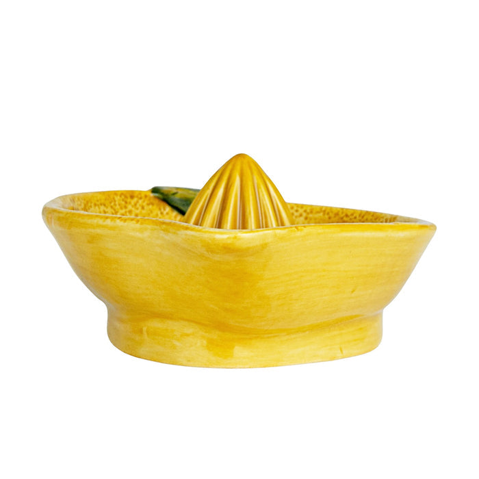 Hand-Painted Stoneware Lemon Shaped Juicer - The New York Public Library Shop
