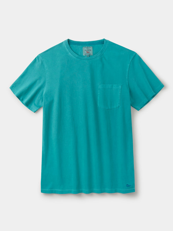 Aubin Jade Hareby Garment Dyed Pocket T-Shirt | Relaxed Tee