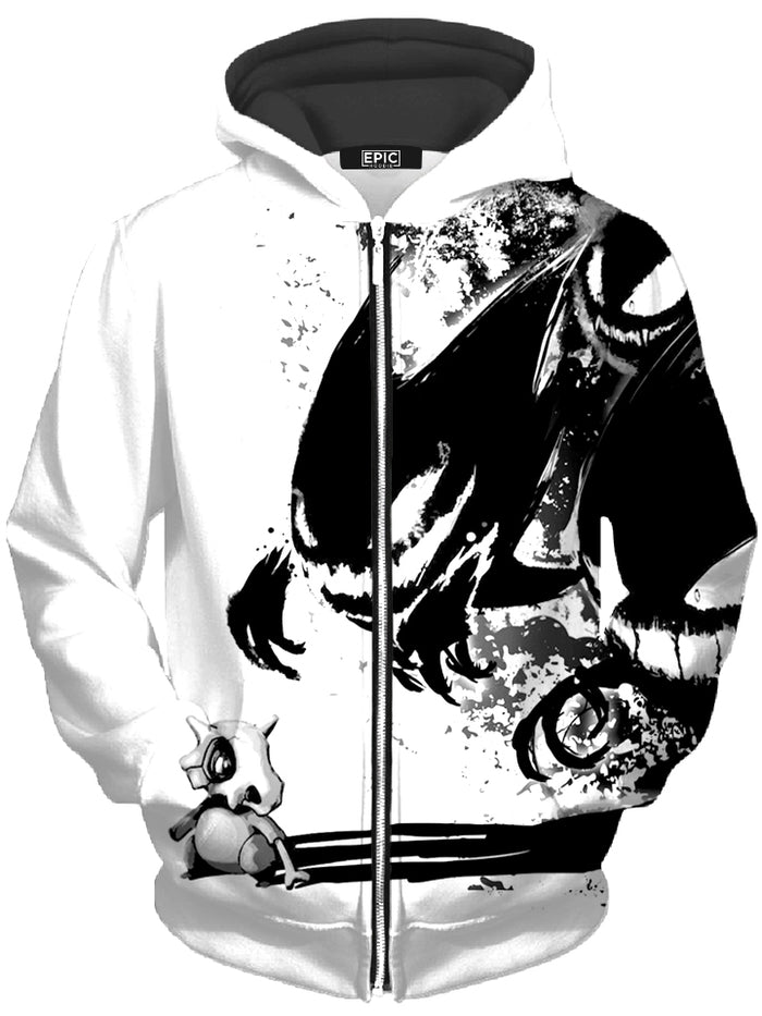 Haunting My Dreams Unisex Zip-Up Hoodie On Cue Apparel Epic Hoodie