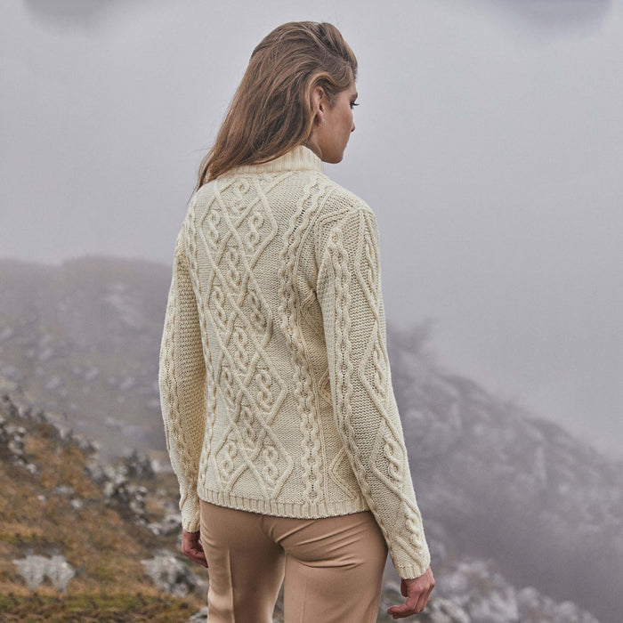 Heritage Cable Knit Sweater - Cream
