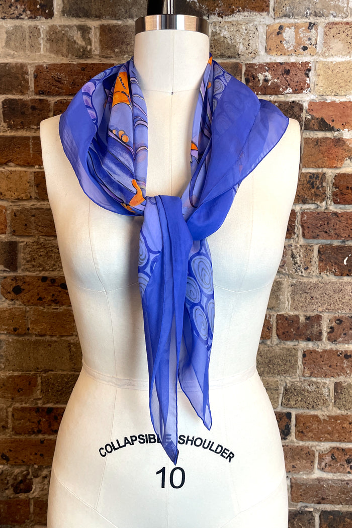 Hermes Ceramique Ottomane Silk Chiffon Scarf image 0