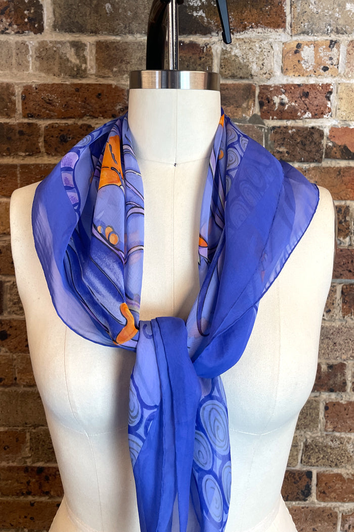 Hermes Ceramique Ottomane Silk Chiffon Scarf image 1