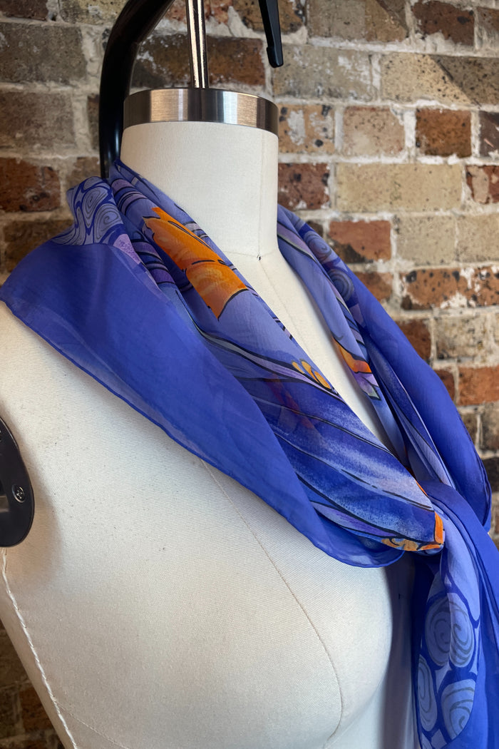 Hermes Ceramique Ottomane Silk Chiffon Scarf image 2