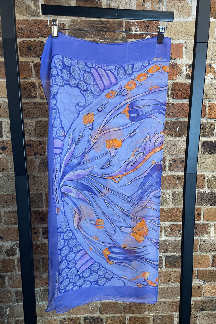 Hermes Ceramique Ottomane Silk Chiffon Scarf image 5