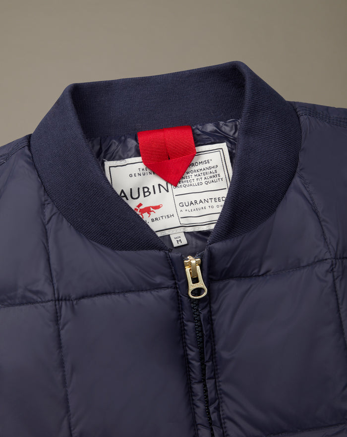 Aubin Navy Herriot Down Gilet | Gilet