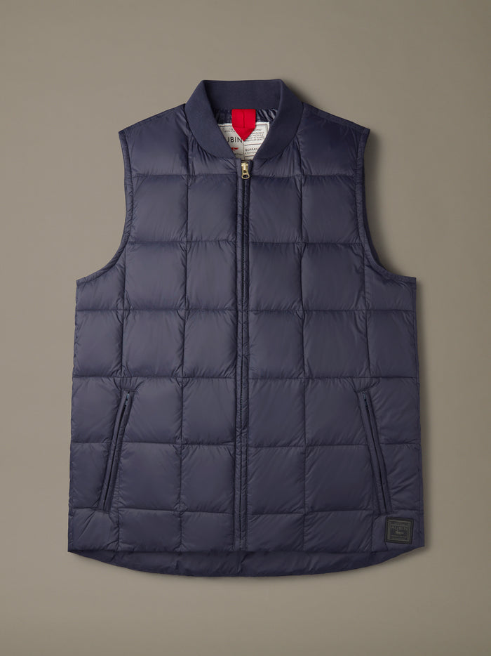 Aubin Navy Herriot Down Gilet | Gilet