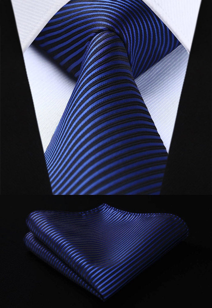 3PCS Tie & Pocket Square Set - TC3006