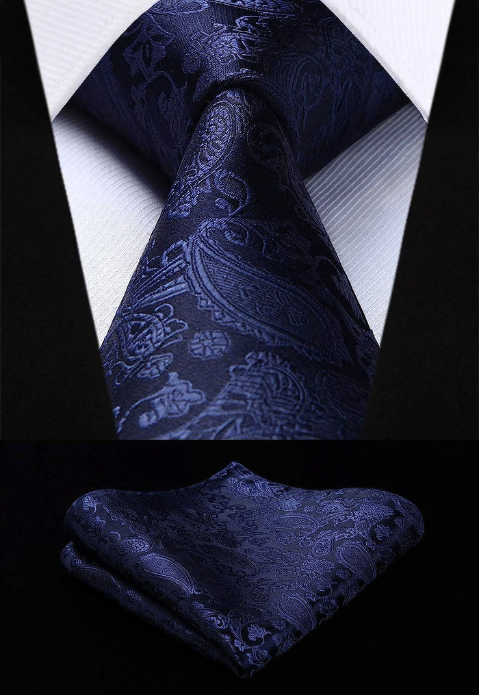 5PCS Tie & Pocket Square Set - 16