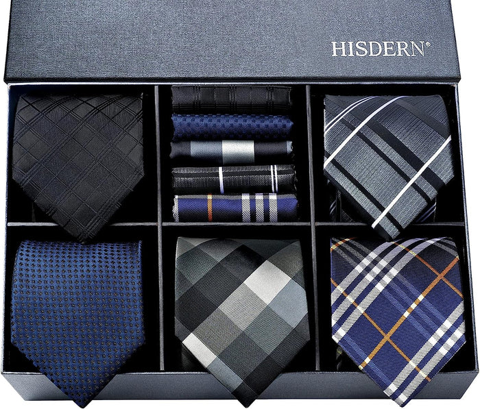 5PCS Tie & Pocket Square Set - SET 14