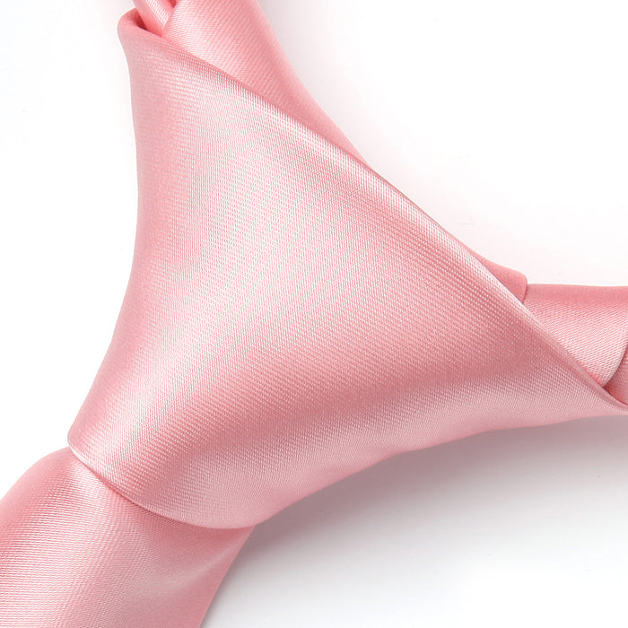 Solid Tie Handkerchief Set - BLUSH