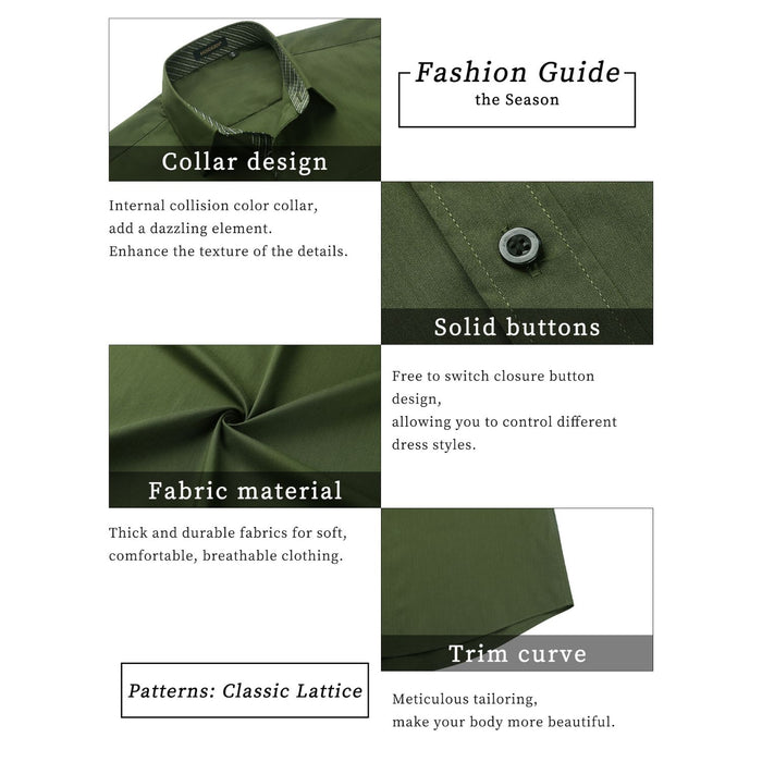 Men's Short Sleeve with Pocket - B1-GREEN