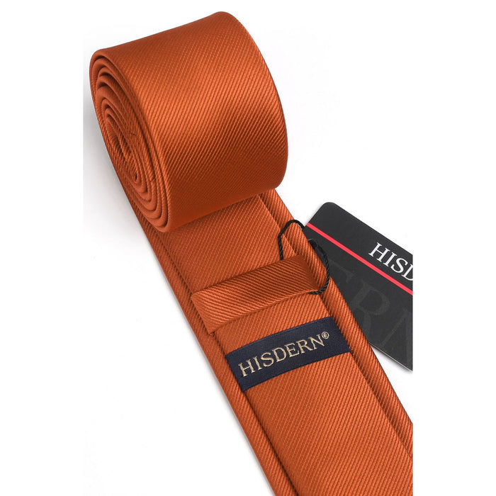 Solid 2.17'' Skinny Formal Tie - E-YELLOW