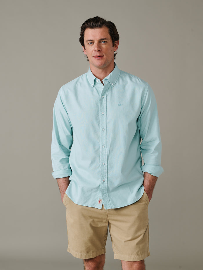 Aubin Mint Horkstow Lightweight Relaxed Oxford Shirt | Oxford Shirt