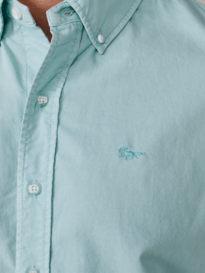 Aubin Mint Horkstow Lightweight Relaxed Oxford Shirt | Oxford Shirt