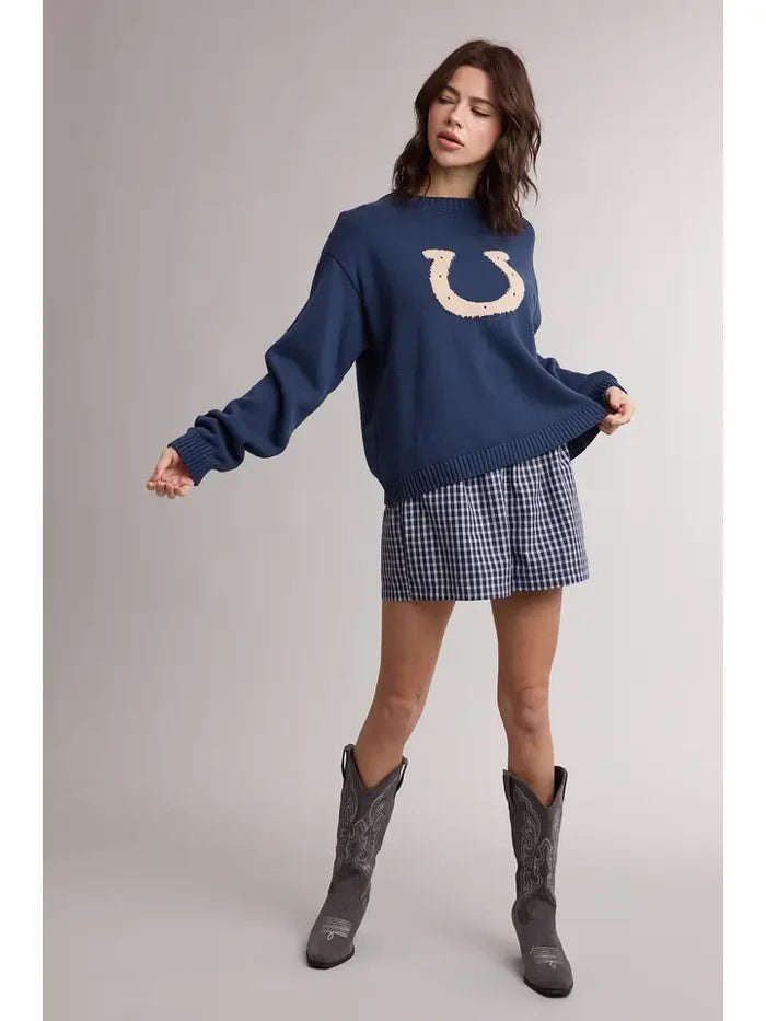 Horseshoe Graphic Sweater
