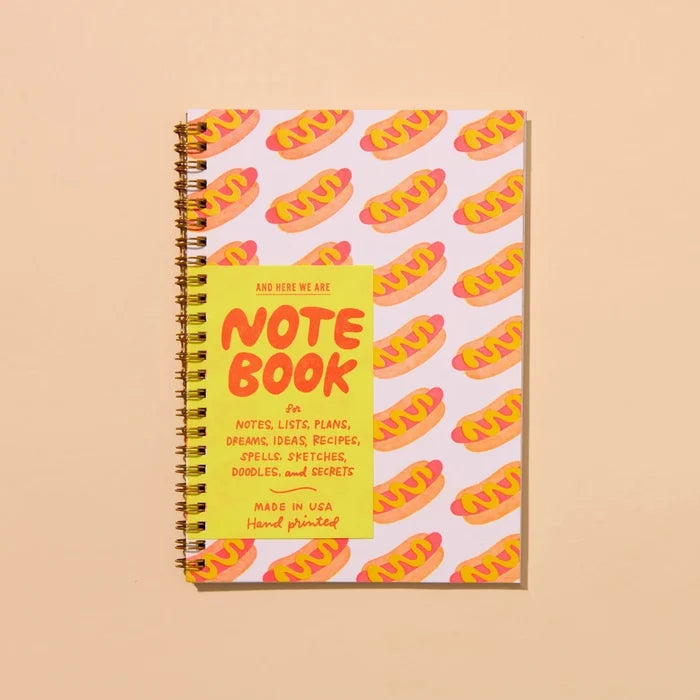 Hot Dog Spiral Notebook - The New York Public Library Shop