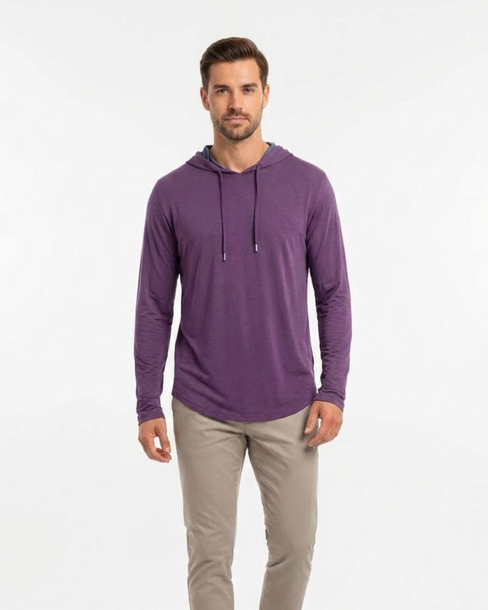 HUGO HOODIE - PLUM