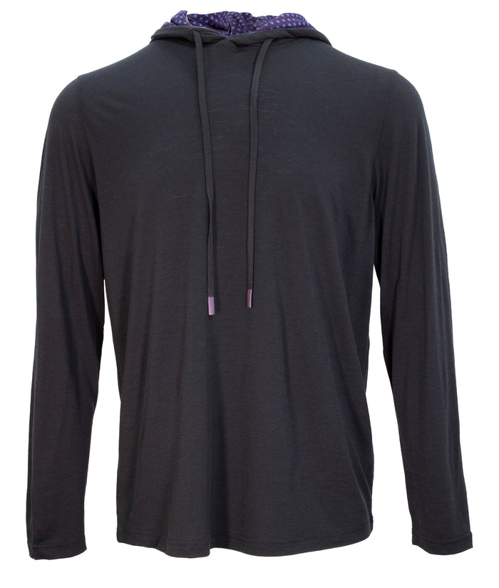 HUGO HOODIE IN BLACK