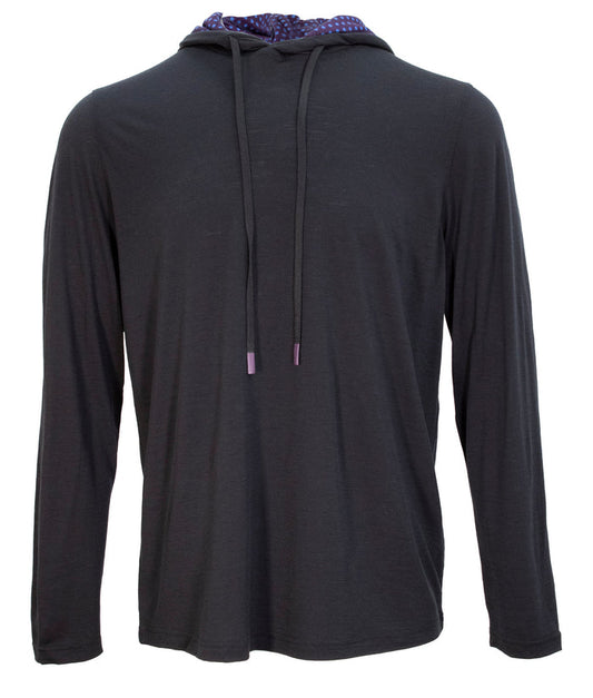 HUGO HOODIE IN BLACK